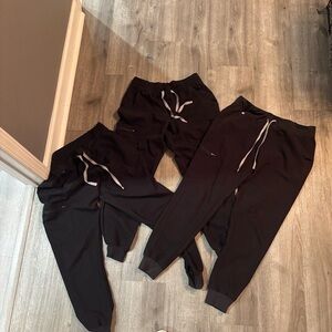 Figs black scrub pants